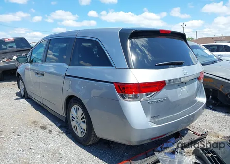 2016 Honda Odyssey Lx from USA, damaged, VIN 5FNRL5H20GB165155